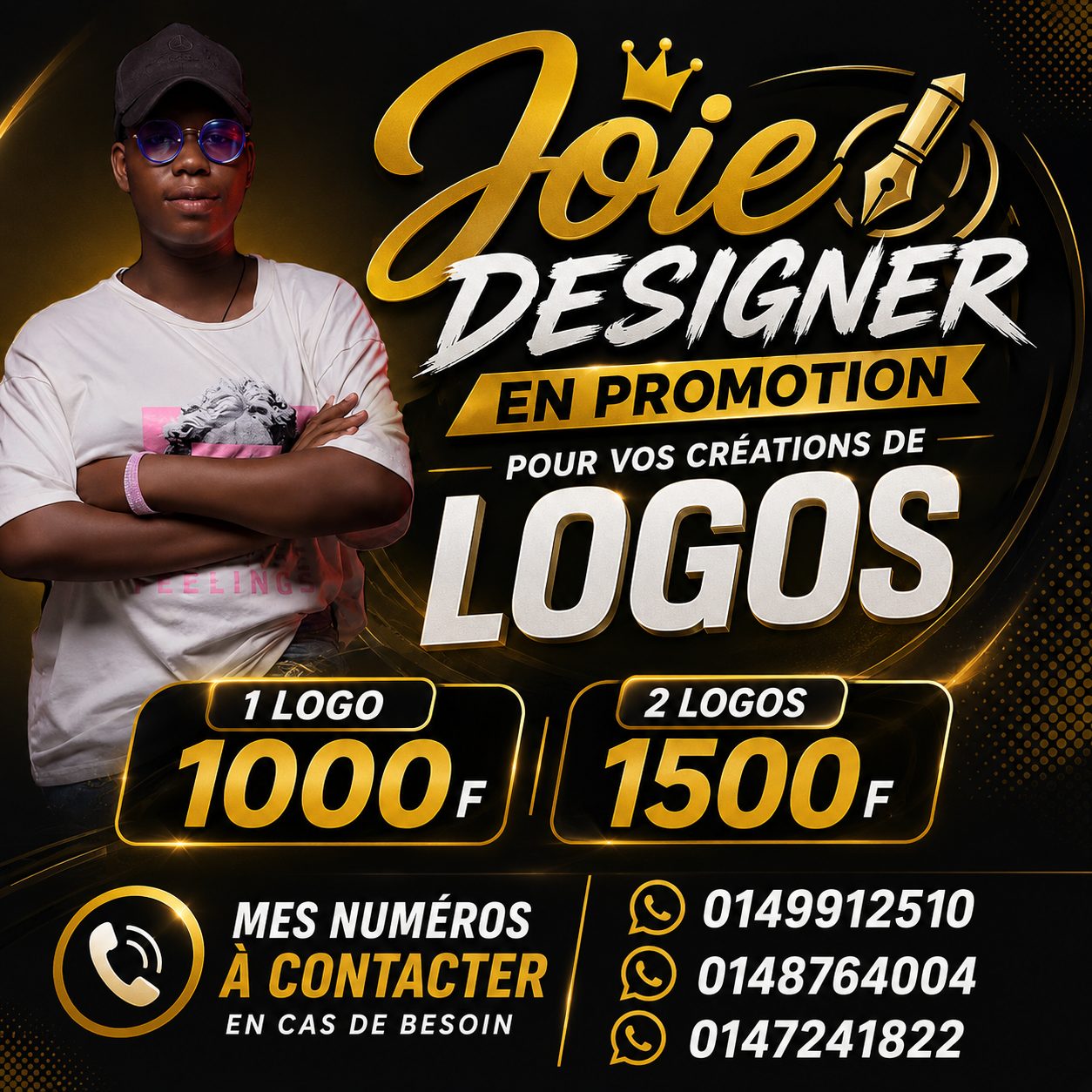 Logos, affiches , carte d'invitation, carte de décès