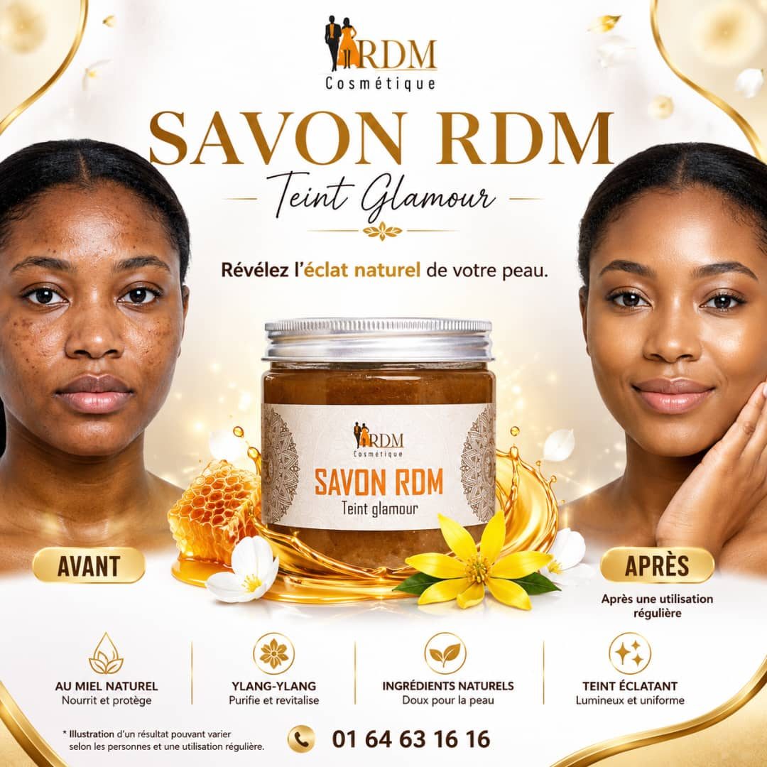 Savon RDM, Teint Glamour.